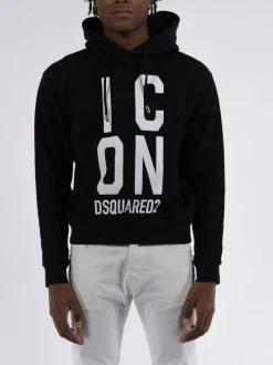DSQUARED Felpe<FELPA ICON DSQAURED COOL FIT Nero