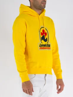 Felpe<FELPA INVICTA COOL CON CAPPUCCIO Giallo, Nero, Rosso