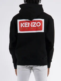 KENZO Felpe<FELPA PARIS OVERSIZED ZIP UP Bianco, Nero, Rosso