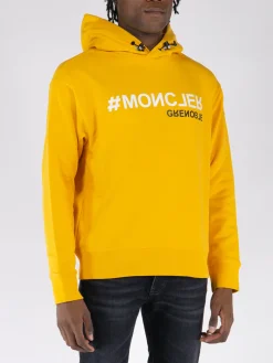 MONCLER GRENOBLE Felpe<FELPA LOGO Giallo