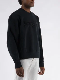 MONCLER Felpe<FELPA LOGO Nero