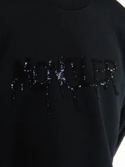 MONCLER Felpe<FELPA LOGO Nero