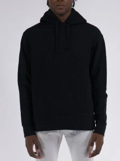 JW ANDERSON Felpe<FELPA LOGO EMBROIDERY HOODIE Nero