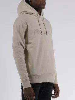 JW ANDERSON Felpe<FELPA LOGO EMBROIDERY HOODIE Beige