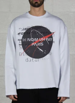 Felpe<FELPA NASA Bianco