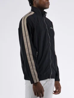PALM ANGELS Felpe<FELPA NYLON TRACK Nero