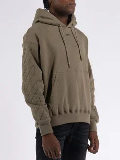 OFF-WHITE Felpe<FELPA OF STITCH SLIM Beige