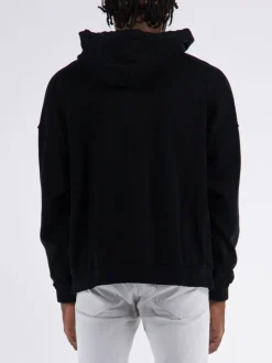 PALM ANGELS Felpe<FELPA PA MONOGRAM STATEMENT Bianco, Nero