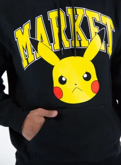 MARKET Felpe<FELPA POKEMON PIKACHU ARC Giallo, Nero