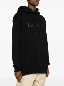 LANVIN Felpe<FELPA PUFFER OVERSIZED Nero