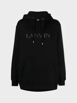 LANVIN Felpe<FELPA PUFFER OVERSIZED Nero