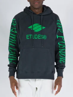 ÉTUDES Felpe<FELPA RACING ECO Nero, Verde