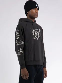 ETUDES Felpe<FELPA RACING GRAFFITI Beige, Grigio