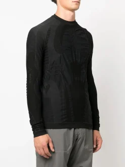 ROA Felpe<FELPA ROUNDNECK 3D KNIT Grigio, Nero