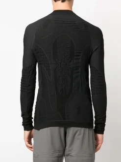 ROA Felpe<FELPA ROUNDNECK 3D KNIT Grigio, Nero