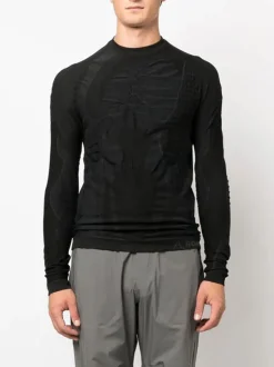 ROA Felpe<FELPA ROUNDNECK 3D KNIT Grigio, Nero