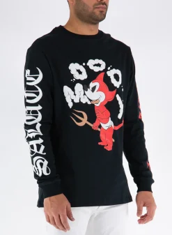 SALUTE-EVAE Felpe<FELPA SAD EXPRESS LONG SLEEVE Bianco, Nero, Rosso