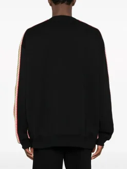 LANVIN Felpe<FELPA SIDE CURB OVERSIZED Nero