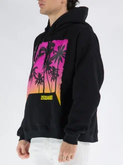 Felpe<FELPA SUNRISE Nero