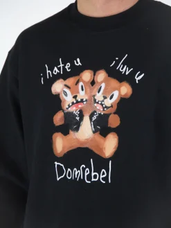 DOMREBEL Felpe<FELPA TOBY GIROCOLLO Nero