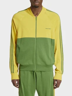 ADIDAS X WALES BONNER Felpe<FELPA TRACK NEW KNIT FULL ZIP WALES BONNER UNISEX Giallo, Verde