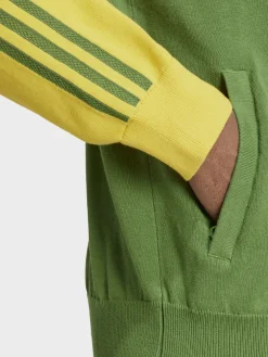ADIDAS X WALES BONNER Felpe<FELPA TRACK NEW KNIT FULL ZIP WALES BONNER UNISEX Giallo, Verde