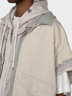 MAISON MIHARA YASUHIRO Felpe<FELPA TRIPLE LAYERED Beige