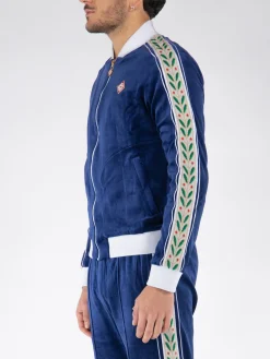 CASABLANCA Felpe<FELPA VELOUR LAUREL Bianco, Blu