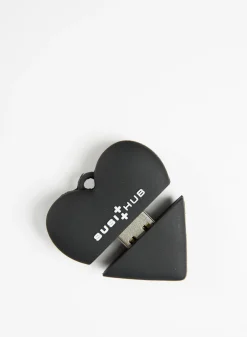 Articoli E Accessori Hi-Tech<FLASH DRIVE BLACK HEART SUSIHUB Nero