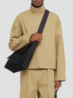 JIL SANDER Giacche<GIACCA A COLLO ALTO Beige