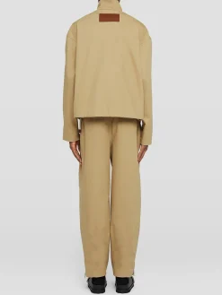 JIL SANDER Giacche<GIACCA A COLLO ALTO Beige