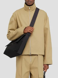 JIL SANDER Giacche<GIACCA A COLLO ALTO Beige
