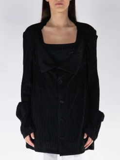 JUNYA WATANABE Giacche<GIACCA A COSTE Nero