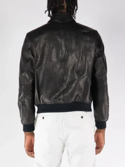 COVERT Giacche<GIACCA BIKER Nero