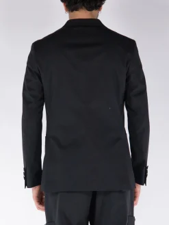 PALM ANGELS Giacche<GIACCA BLAZER MONOGRAM Nero