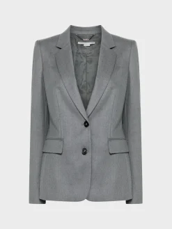 STELLA MCCARTNEY Giacche<GIACCA BLAZER MONOPETTO Grigio