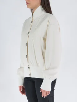 JIL SANDER Giacche<GIACCA BOMBER Bianco
