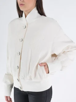 JIL SANDER Giacche<GIACCA BOMBER Bianco