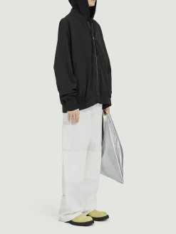 MM6 MAISON MARGIELA Giacche<GIACCA BOMBER IN TWILL DI COTONE Nero
