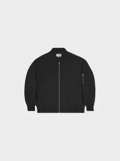 MM6 MAISON MARGIELA Giacche<GIACCA BOMBER IN TWILL DI COTONE Nero