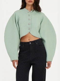ROTATE BIRGER CHRISTENSEN Giacche<GIACCA BOUCLE Verde
