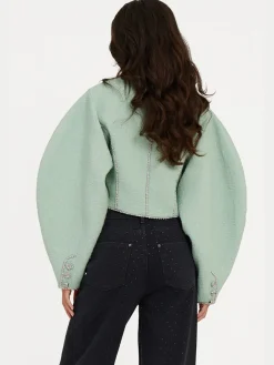 ROTATE BIRGER CHRISTENSEN Giacche<GIACCA BOUCLE Verde