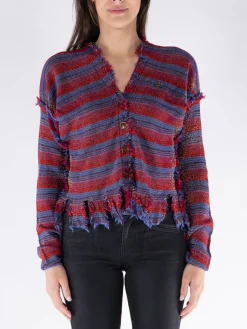 VIVIENNE WESTWOOD Giacche<GIACCA BROKEN STITCH Blu, Nero, Viola