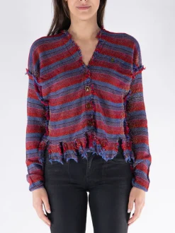 VIVIENNE WESTWOOD Giacche<GIACCA BROKEN STITCH Blu, Nero, Viola