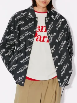 KENZO Giacche<GIACCA BY VERDY WINDBREAKER Bianco, Nero