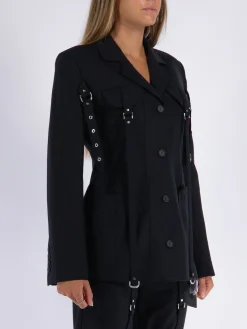 OFF-WHITE Giacche<GIACCA CARGO Nero