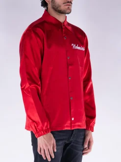 NAHMIAS Giacche<GIACCA COACH IN SETA MIRACLE ACADEMY Bianco, Rosso