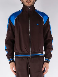 WALES BONNER Giacche<GIACCA COURAGE Blu, Marrone