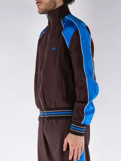 WALES BONNER Giacche<GIACCA COURAGE Blu, Marrone
