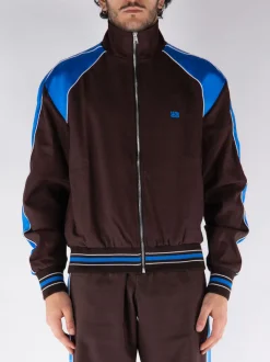 WALES BONNER Giacche<GIACCA COURAGE Blu, Marrone